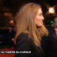 L'actrice Julie Gayet arrive aux César 2014 où elle ne devait pas se rendre.