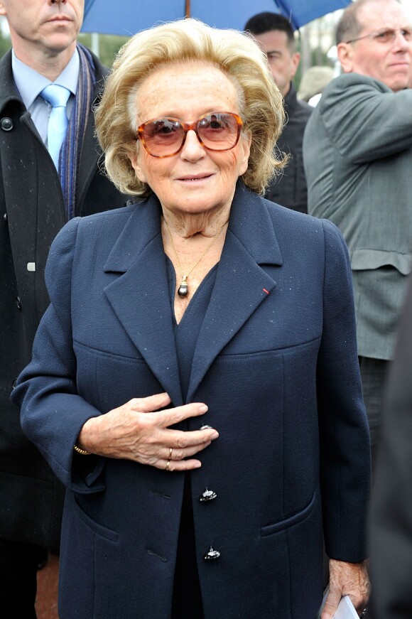 Bernadette Chirac lors de la dernière étape de l'opération des Pièces Jaunes qui se déroulait à Nice le 8 février 2014