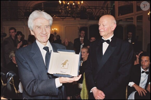 Alain Resnais lors du Festival de Cannes 2002