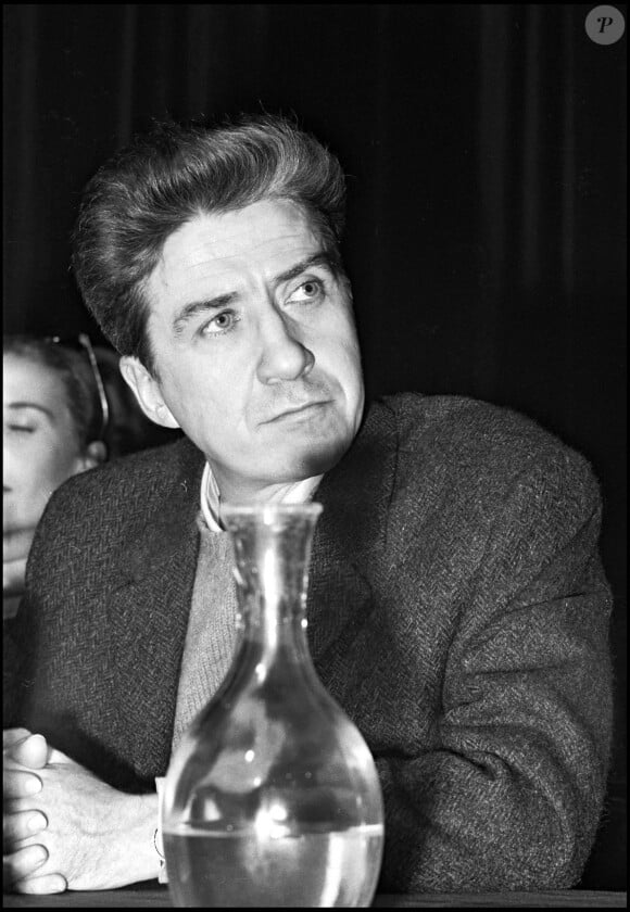 Alain Resnais lors d'une conférence de presse (photo d'archive)