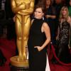 Olivia Wilde enceinte à la 86e cérémonie des Oscars à Hollywood, le 2 mars 2014.