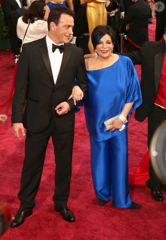 Liza Minnelli arrive à la 86e cérémonie des Oscars à Hollywood, le 2 mars 2014.