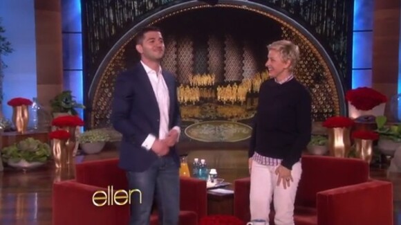 Edgar Martirosyan chez Ellen DeGeneres au lendemain des Oscars.