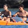 Rafael Nadal et sa jolie petite amie Xisca Perello en vacances avec un groupe d'amis sur l'île de Cozumel au Mexique du 27 février au 2 mars 2014.