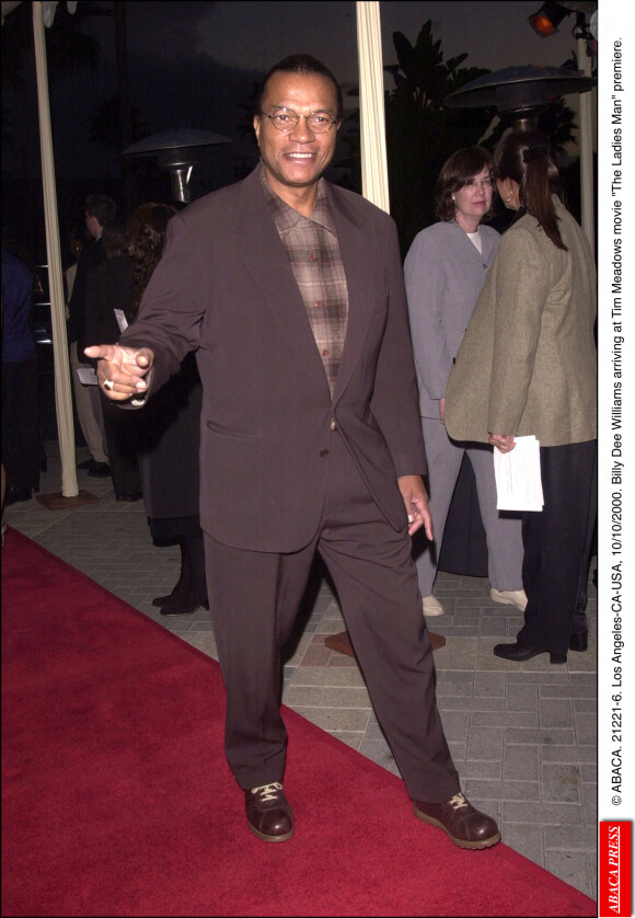 Billy Dee Williams à la première de The Ladies Man, à Los Angeles, le 12 octobre 2000.