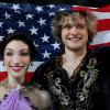 Meryl Davis et Charlie White au JO de Sochi en Russie, 17 février 2014.