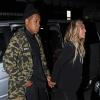 Jay-Z et Beyoncé Knowles arrivent Arts Club à Londres le 5 mars 2014.