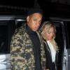 Jay-Z et Beyoncé Knowles arrivent Arts Club à Londres le 5 mars 2014.