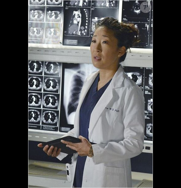 Sandra Oh dans la 10e saison de Grey's Anatomy.