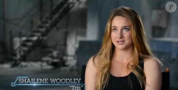 Shailene Woodley en interview dans une featurette de Divergente.