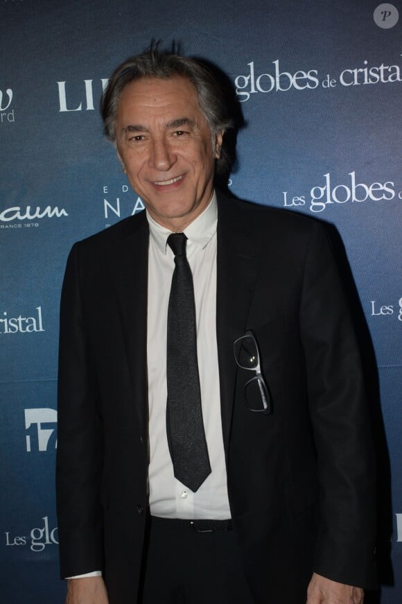 Richard Berry lors de la 9e cérémonie des Globes de Cristal au Lido à Paris, le 10 mars 2014.