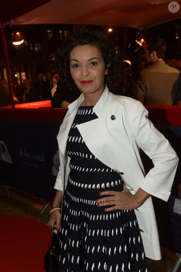 Saïda Jawad lors de la 9e cérémonie des Globes de Cristal au Lido à Paris, le 10 mars 2014.