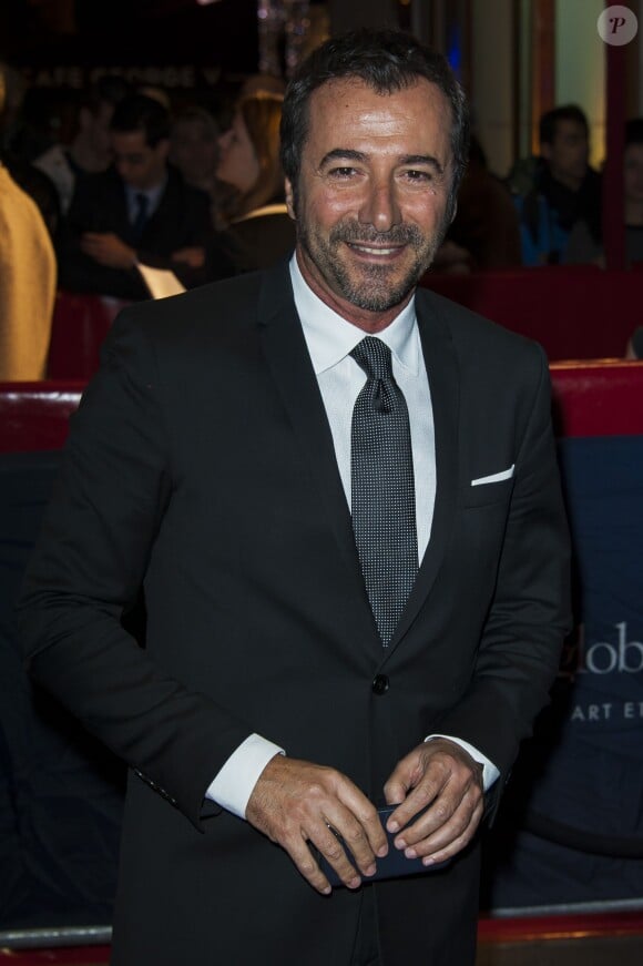 Bernard Montiel lors de la 9e cérémonie des Globes de Cristal au Lido à Paris, le 10 mars 2014.