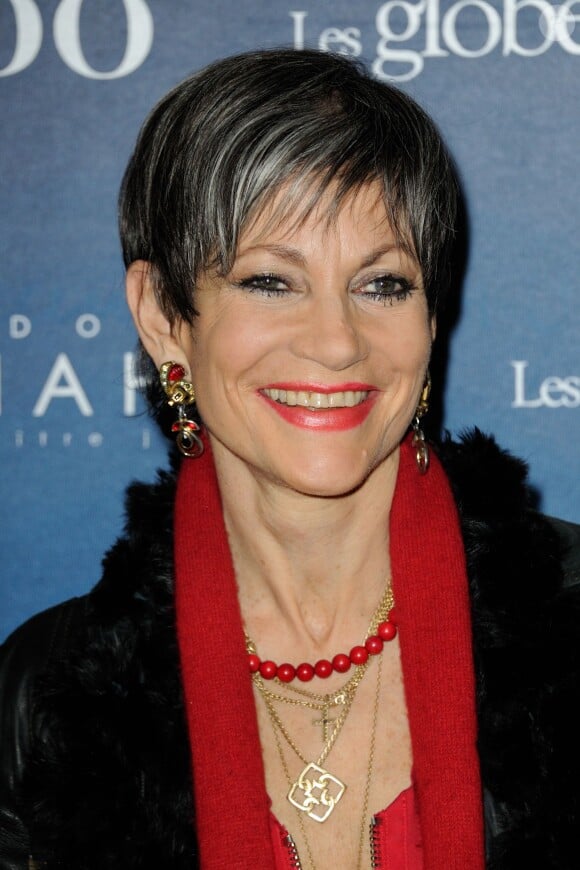 Isabelle Morini-Bosc lors de la 9e cérémonie des Globes de Cristal au Lido à Paris, le 10 mars 2014.