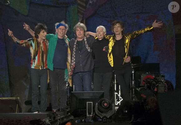 Les Rolling Stones en concert à Londres, le 6 juillet 2013.