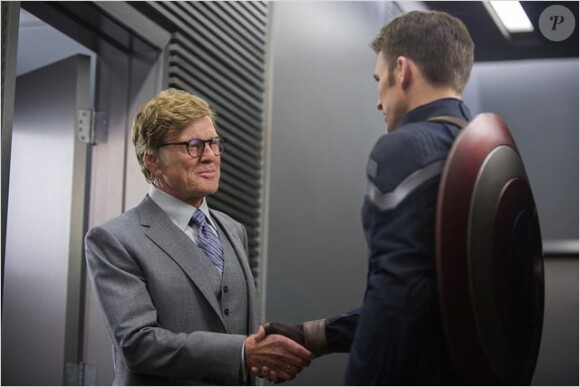 Chris Evans et Robert Redford dans "Captain America, le Soldat de l'hiver" en salles le 26 mars 2014.