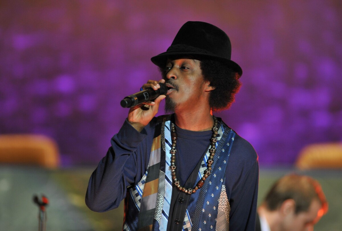 Photo : Le rappeur K'Naan lors des Inaugural Millennium Development ...