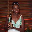 Lupita Nyong'o lors de la soirée Vanity Fair post-Oscars le 2 mars 2014