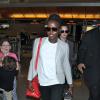 Lupita Nyong'o arrivant à l'aéroport LAX de Los Angeles le 3 mars 2014