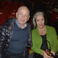Gérard Lartigau et Françoise Fabian, deux meilleurs amis, à Paris le 31 mai 2013.