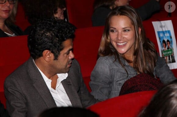 Jamel Debbouze et Mélissa Theuriau en novembre 2011 à Paris