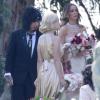 Nikki Sixx (Frank Carlton Ferrana) épouse Courtney Bingham lors d'une cérémonie intime au Grey Stone à Beverly Hills, le 15 mars 2014.