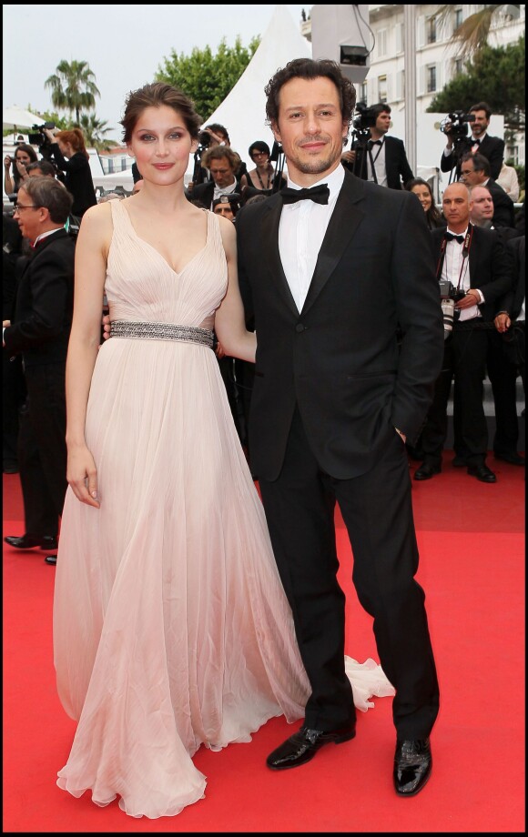 Laetitia Casta et Stefano Accorsi à Cannes. Mai 2011.