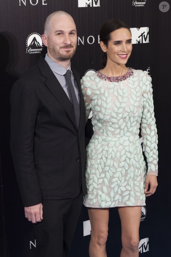 Darren Aronofsky et Jennifer Connelly à la première du film Noé à Madrid le 17 mars 2014.