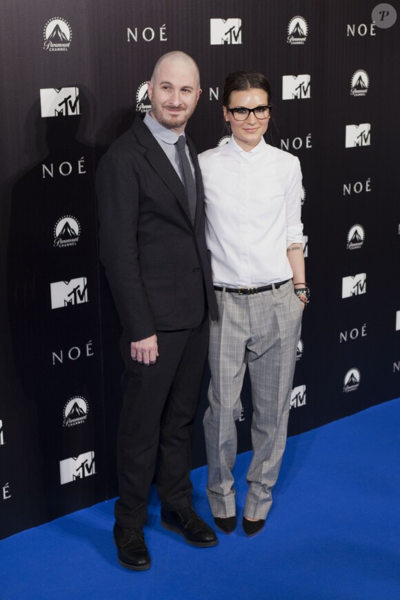 Darren Aronofsky à la première du film Noé à Madrid le 17 mars 2014.