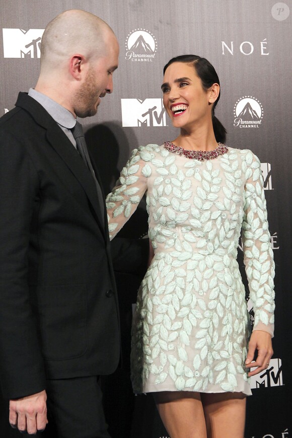 Darren Aronofsky et Jennifer Connelly à la première du film Noé à Madrid le 17 mars 2014.