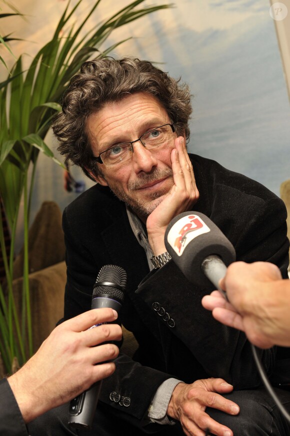 Exclusif - Le réalisateur Nils Tavernier est à Nice le 18 mars 2014, pour la présentation du film qu'il a réalisé "De Toutes Nos Forces"