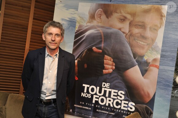 Exclusif - L'acteur Jacques Gamblin est à Nice le 18 mars 2014, pour la présentation du film "De Toutes Nos Forces"