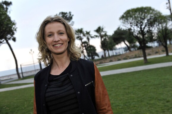 Exclusif - L'actrice Alexandra Lamy est à Nice le 18 mars 2014, pour la présentation du film "De Toutes Nos Forces"