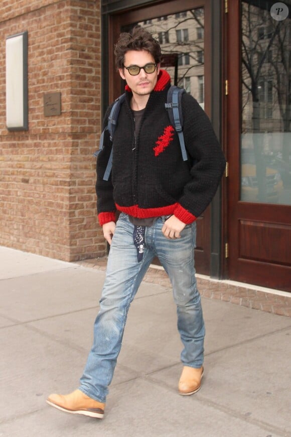 John Mayer à New York, le 26 février 2014.