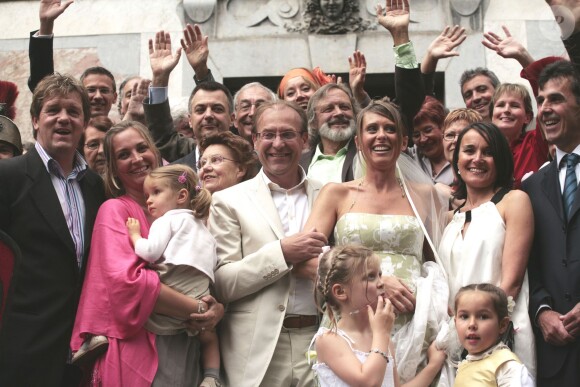 Exclusif - Mariage de Laurent Fignon avec Valérie Bordes le 17 mai 2008