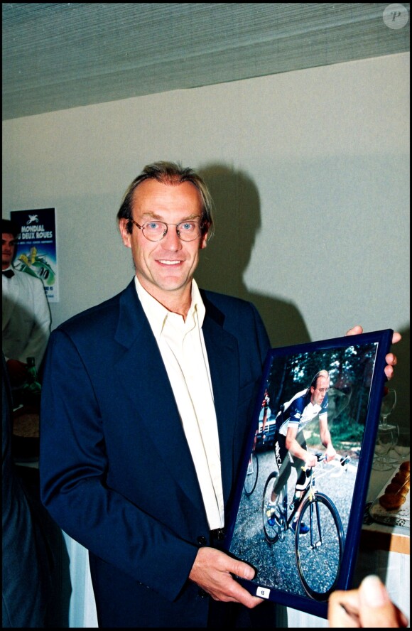Laurent Fignon lors de la soirée Les Enfants de la terre en 1995