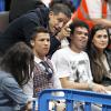 Irina Shayk a accompagné son homme Cristiano Ronaldo au match de basket en Euroligue entre le Real Madrid et le CSKA Moscou, le 20 mars 2014 au Palais des Sports de Madrid