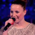 Tifayne dans "The Voice 3" sur TF1 le samedi 15 mars 2014.