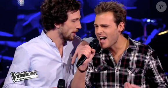 Charlie dans "The Voice 3" sur TF1 le samedi 8 mars 2014.