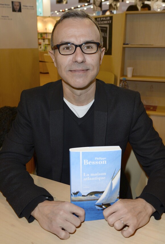 Philippe Besson - 34e édition du Salon du livre à Paris, Porte de Versailles, le 23 mars 2014.