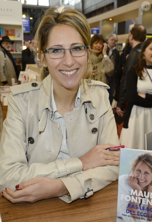 Maud Fontenoy - 34e édition du Salon du livre à Paris, Porte de Versailles, le 23 mars 2014.