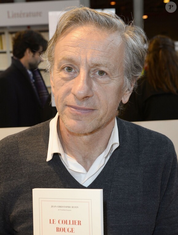 Jean-Christophe Rufin - 34e édition du Salon du livre à Paris, Porte de Versailles, le 23 mars 2014.
