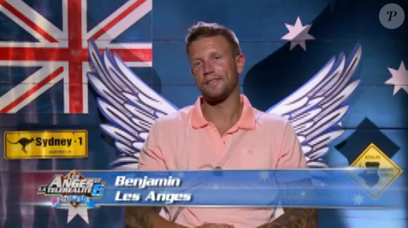 Benjamin dans Les Anges de la télé-réalité 6 le lundi 24 mars 2014 sur NRJ 12