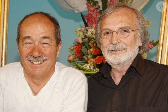 Les Charlots, Gérard Rinaldi et Jean Sarrus, le 20 juillet 2011 à Paris