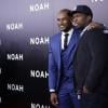 Tyson Beckford et 50 Cent à la première du film Noé au Ziegfeld Theatre à New York le 26 mars 2014.