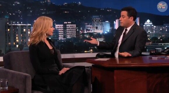 Nicole Kidman en interview chez Jimmy Kimmel le 25 mars 2014.