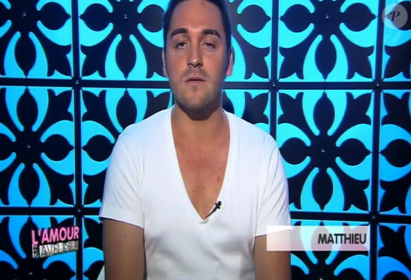 Mathieu dans "L'Amour est aveugle" saison 3 - émission du vendredi 28 mars 2014.