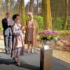 Le roi Willem-Alexander et la reine Maxima des Pays-Bas avec le président chinois Xi Jinping et sa femme Peng Liyuan au château de Keukenhof à Lisse, le 23 mars 2014