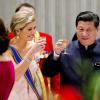 Le président chinois Xi Jinping et son épouse Peng Liyuan étaient reçus le 22 mars 2014 par le roi Willem-Alexander et la reine Maxima des Pays-Bas.