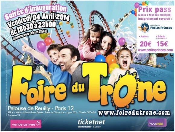 La Foire du Trône, dans le 12e arrondissement de Paris, commence le 4 avril 2014.